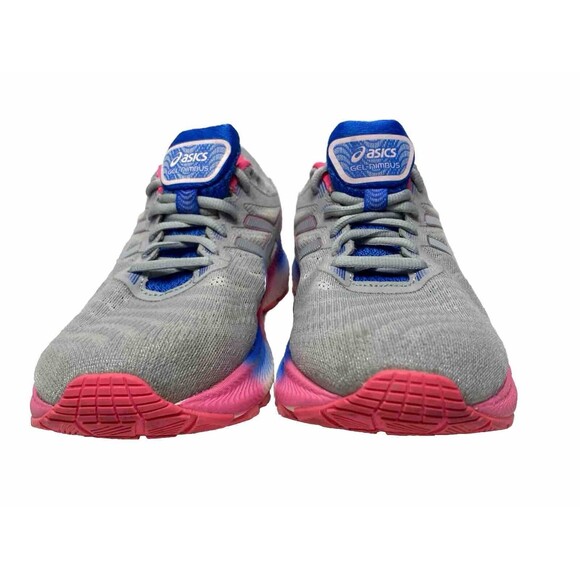 ASICS Gel-Nimbus 17 Knit Womens Size 9 Gray/Pink/Blue Running Shoes Excellent! - Picture 15 of 16